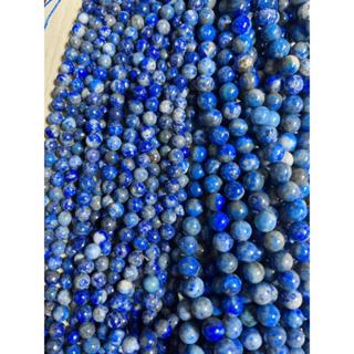 สร้อยยาวลาพิสลาซูลีธรรมชาติ สีไม่ตก ไม่ซีดจาง