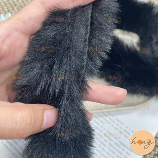 ☑️ขนกระต่ายเทียม แบบเส้นกลม หน้ากว้าง 4 cm 1 หลา (90 cm) TG-02255 / 02254 [พร้อมส่งในไทย]