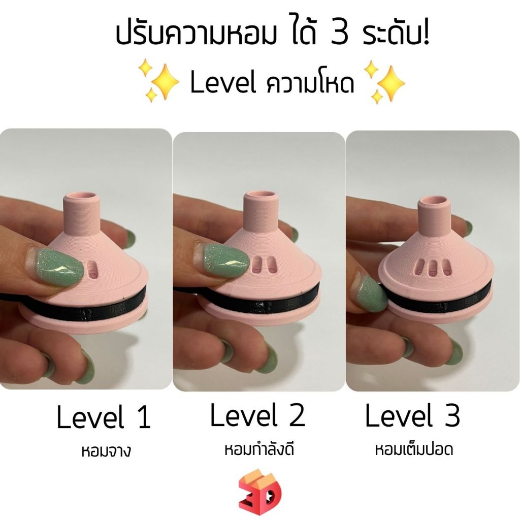 รุ่นใหม่! "ฝา"หงส์ไทย Black-Pink Version (ฝา+จุก)