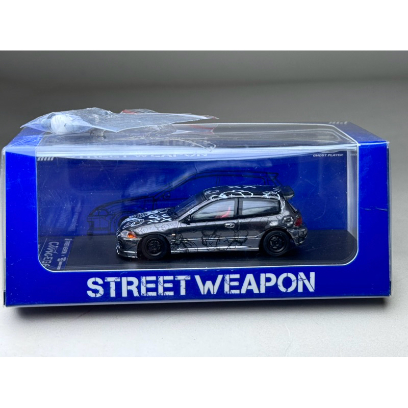 🔹Honda Civic EG6 Scale 1:64 ยี่ห้อ Street Weapon