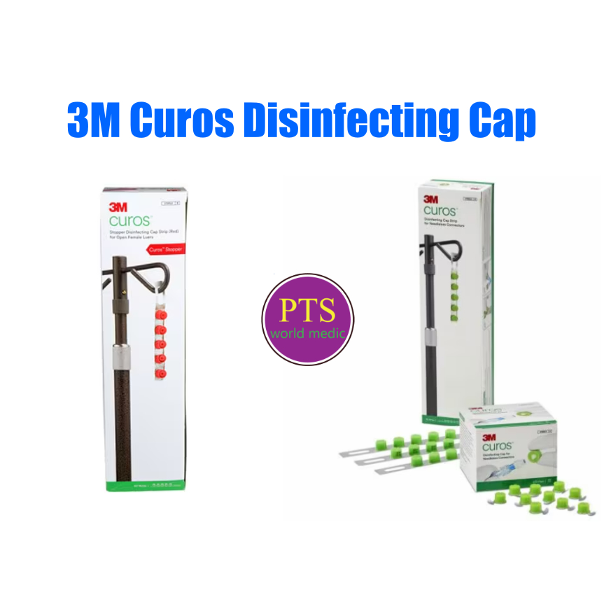 3M Curos Disinfecting Cap จุดปิดมีน้ำยาฆ่าเชื้อ (ยกกล่อง)