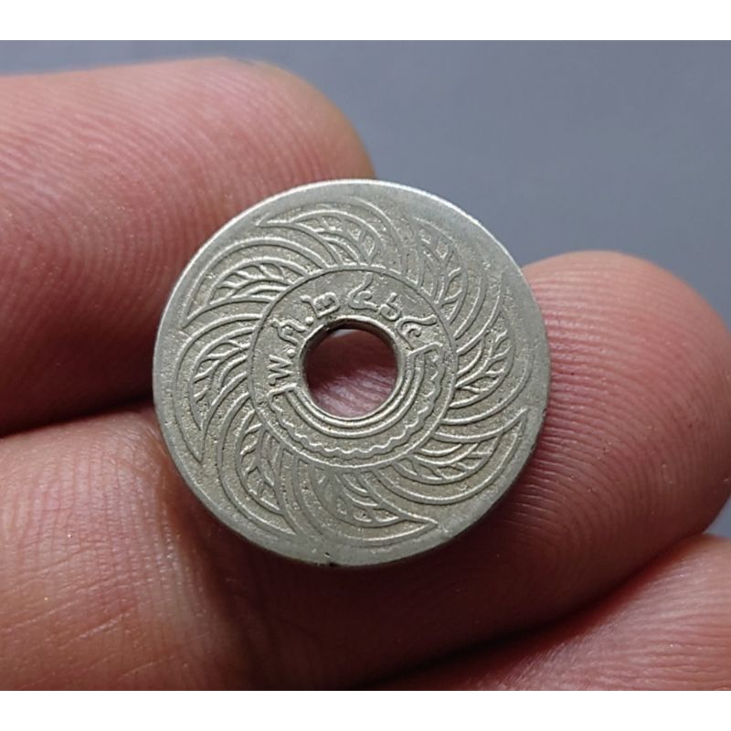 เหรียญสตางค์รู 5 สตางค์ สต. แท้ 💯% เนื้อนิเกิล ปี พ.ศ.2464 ผ่านใช้ #สตางรู #เหรียญโบราณ #เงินโบราณ #ของสะสม #เหรียญรู