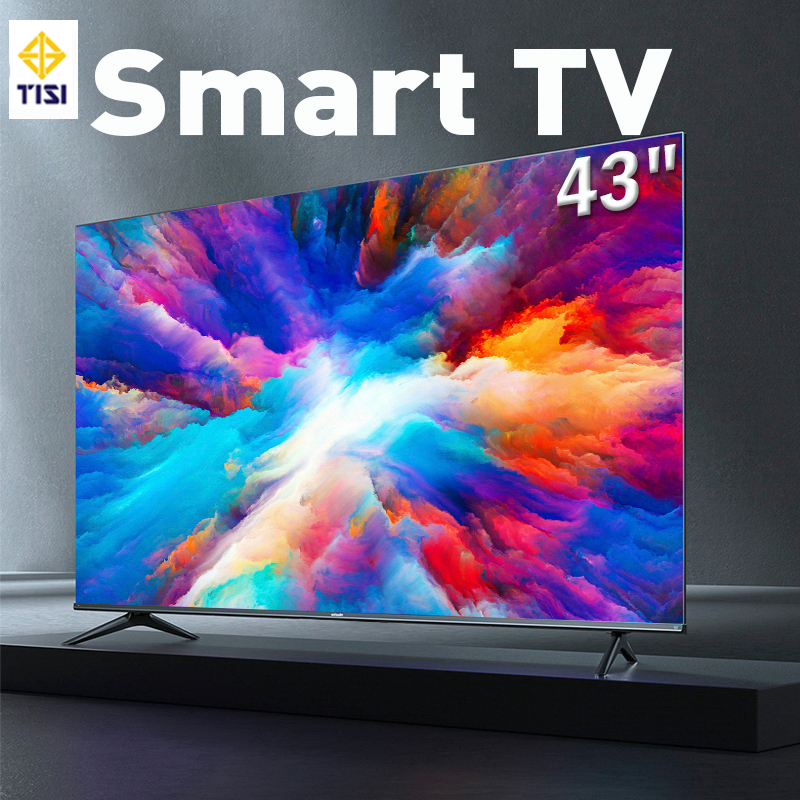 ทีวี 43 นิ้ว Smart TV 4K LED โทรทัศน์ ทีวีจอแบน สมาร์ททีวี ระบบ Android ทีวีดิจิตอล รับประกัน 3ปี