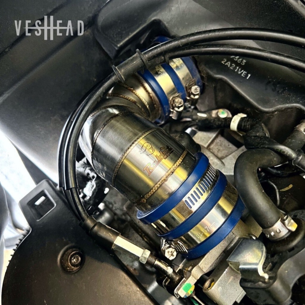 ท่อกรองเลส 304 Vespa Sprint / Primavera / GTS Lambretta X300 กรองเลสซิ่ง กรอง สแ