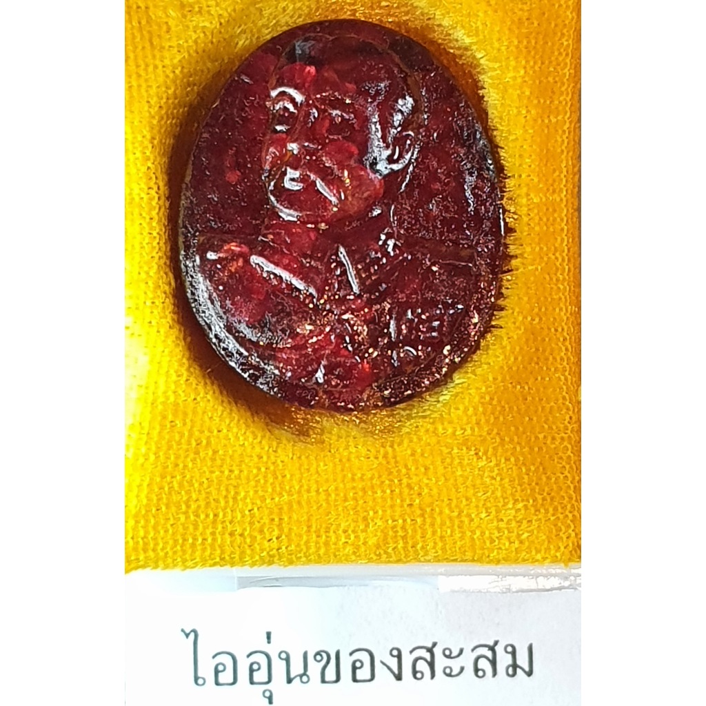 (M82) เหรียญรูปไข่รัชกาลที่5 เนื้อพลอยจันทบุรี