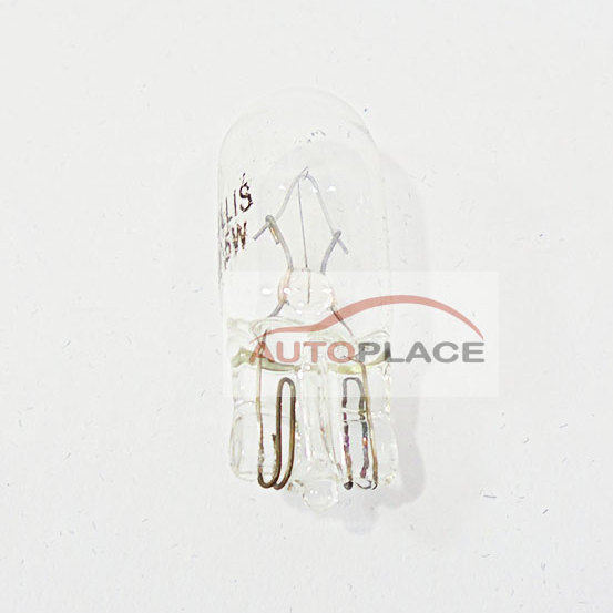 (ราคาต่อหลอด) หลอดไฟหรี่ หลอดใส ไฟส่องป้ายทะเบียน ขั้วT10 12V 5W รถยนต์ได้ทุกรุ่น  รหัสขั้วไฟ T10