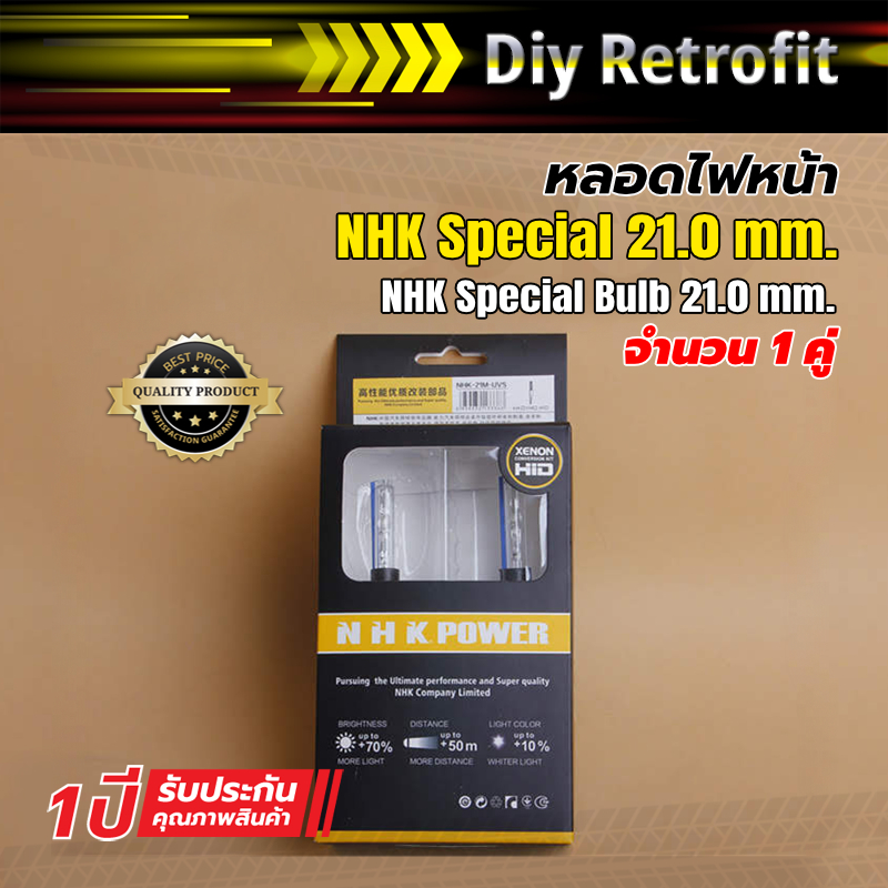 NHK Special Bulb 21.0 mm. 6000K