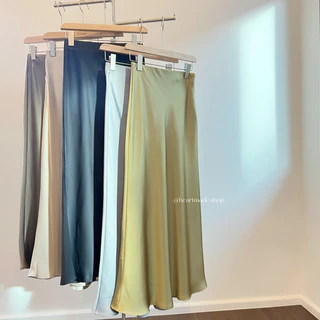 (A01) Heartmade - Claudia Satin Maxi Skirt ✨🪄 กระโปรงผ้าซาตินพรีเมียม ทรงหางปลาผ้าดีมาก