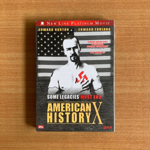 DVD : American History X (1998) อเมริกันนอกคอก [มือ 1 ปกสวม] Edward Norton / Furlong ดีวีดี หนัง แผ่