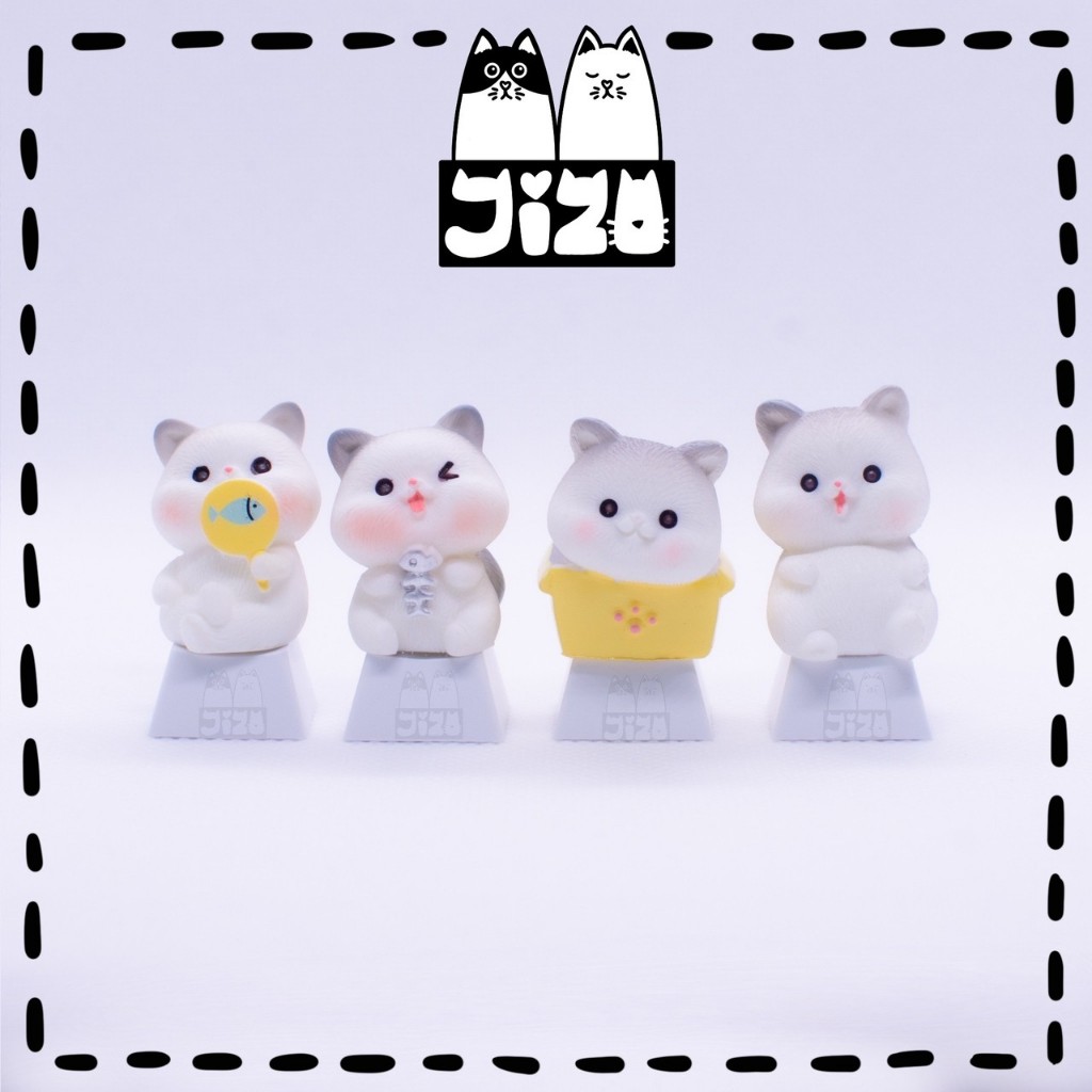 Keycap Cat ปุ่มกดคีย์บอร์ด น้องแมว พร้อมส่ง🇹🇭