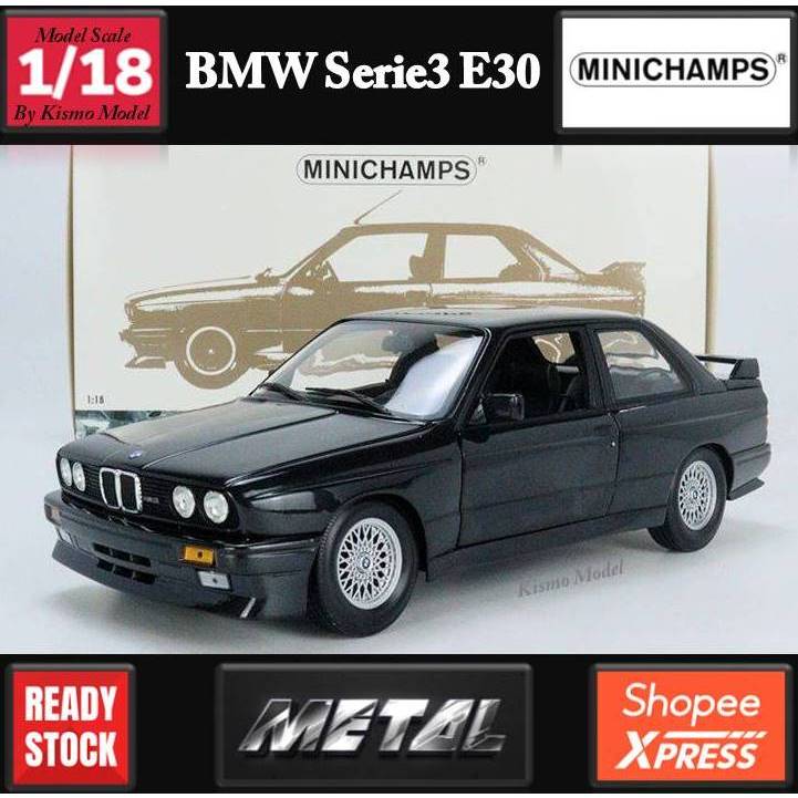 โมเดลรถBMWE30 1/18 โมเดลรถE30 โมเดลรถBMW โมเดลรถ BMW E30118 Minichamps ราคา ok โมเดลรถของขวัญ
