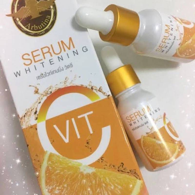Arbutina Serum Whitening Vit C เซรั่มวิตามินซี 15 มล.