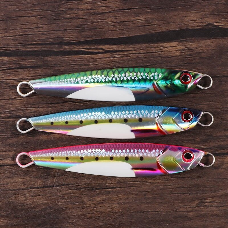 1-2 วัน(ส่งไวมากแม่)*เหยื่อจิ๊กเร็ว3D speed jig*fast jig*60g/ 80g เหยื่อตกปลา3D【Super Thailand】