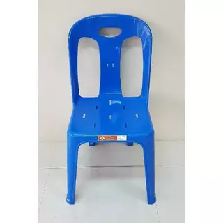 เก้าอี้มีพนักพิง ยางกันลื่น รับน้ำหนัก 100 kg. ขนาด กว้าง 53.5 x ยาว53 x สุง82.5 cm.#919