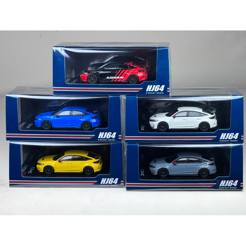 🔹Honda Civic Type  R FL5 Scale 1:64 ยี่ห้อ Hobby Japan