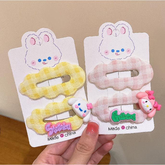 [พร้อมส่งในไทย] กิ๊บติดผมน่ารัก การ์ตูนก้อนเมฆ สไตส์เกาหลี
