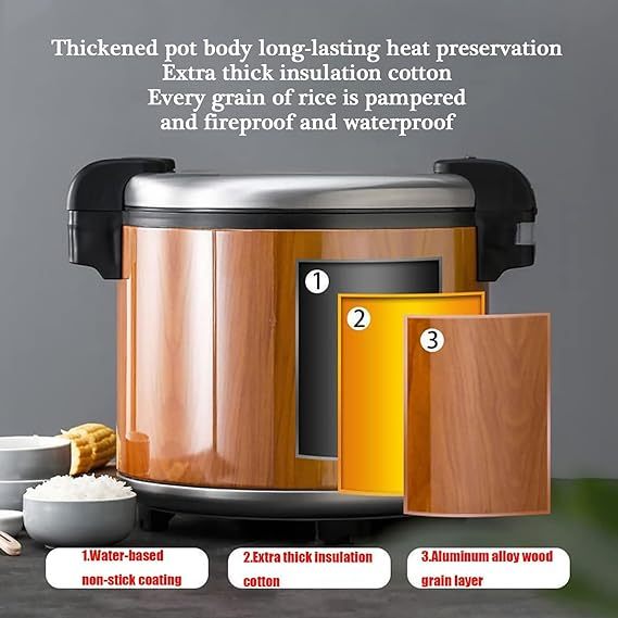 หม้ออุ่นข้าว ร้อน 23ลิตร หม้อฉนวนรักษาความร้อน Insulation Bucket Rice Cooker