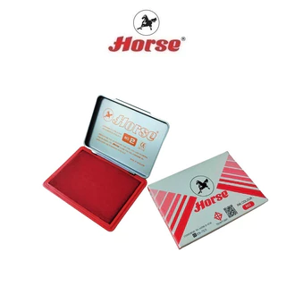 HORSE ตราม้า แท่นประทับ (เบอร์ 2) 7X11ซม. - หลากสี จำนวน 1 อัน