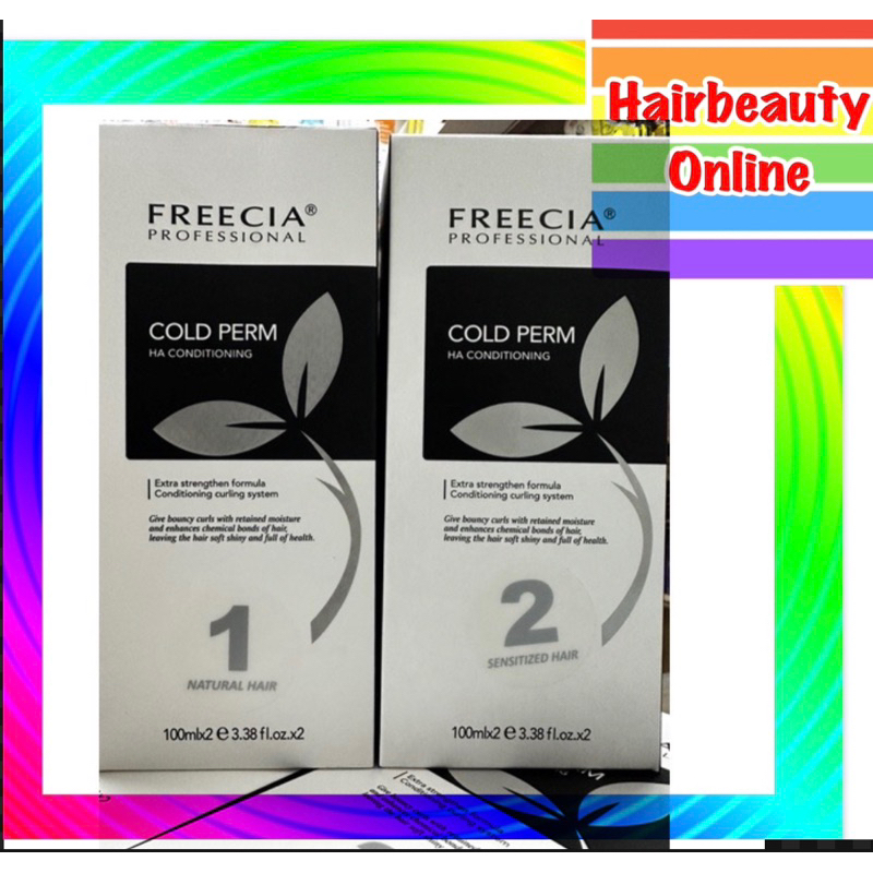 น้ำยาดัดผม ดัดเย็น กลิ่นอ่อนโยน  Freecia cold perm hair 100  มล มี2 สูตร