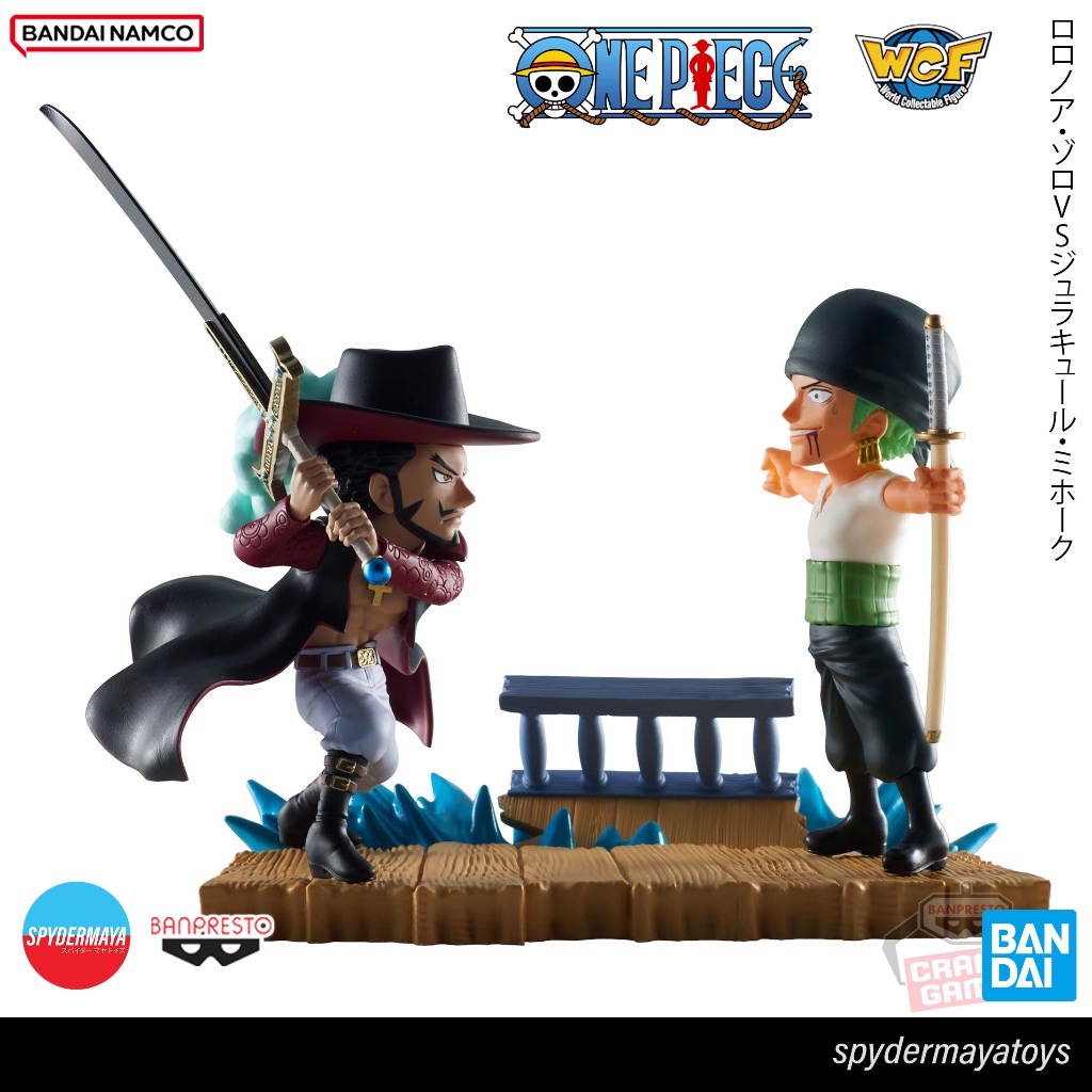 [พร้อมส่ง] One Piece WCF World Collectable Figure Log Stories -   Roronoa Zoro vs Mihawk - Banpresto