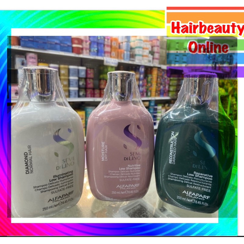 #Alfaparf Shampoo #แชมพู #อัลฟ่าพาฟ เซมิ ดิ ลิโน่ 250ml สำหรับบำรุผมเสีย