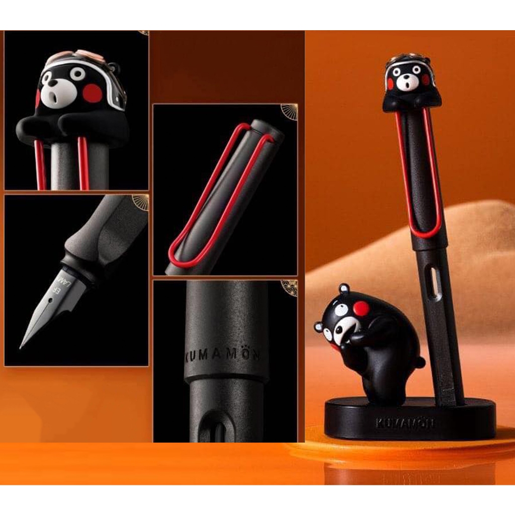 **สินค้าพร้อมส่ง 1 ชุดสุดท้าย**หายาก Lamy x Kumamon 2020 ปากกาลามี่ หมีคุมะมง (ปากกาหมึกซึมสีดำด้าน)