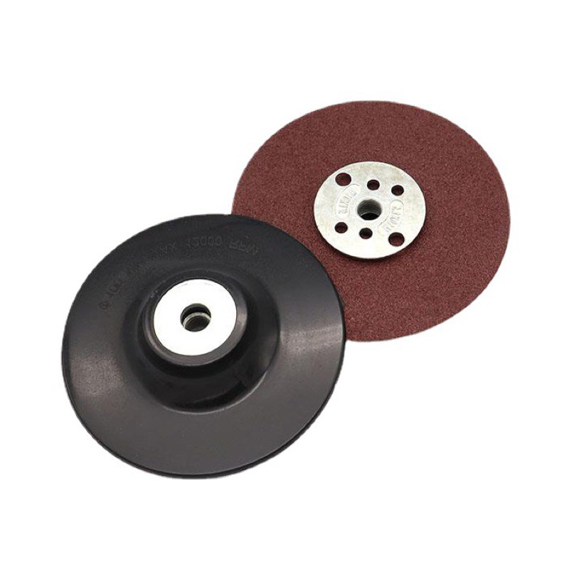 แผ่นยาง m 10 สําหรับเครื่องเจียร TF▶ Rubber Backing Disc M10 Thread Back Pad Angle Grinder Sander Tool