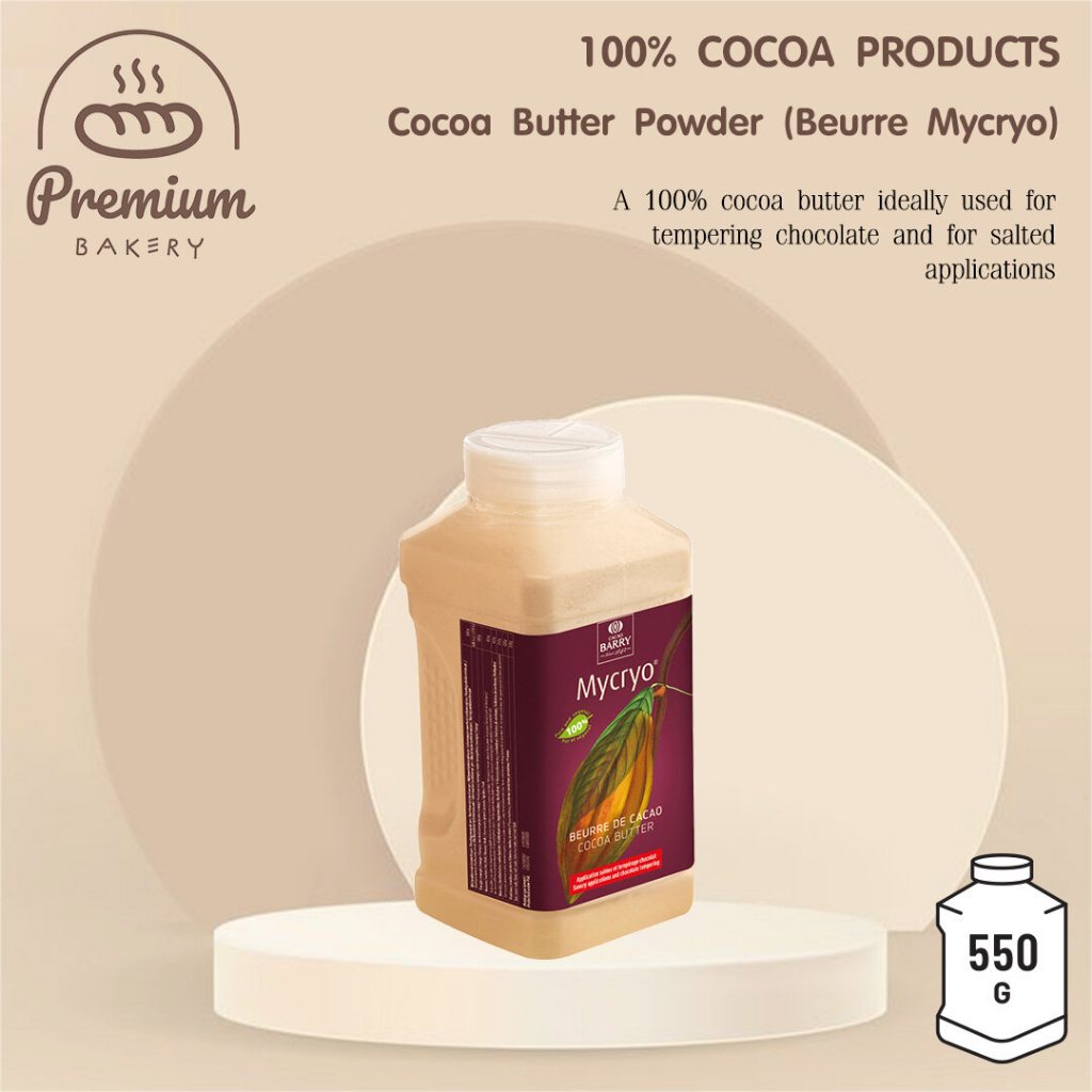 Cacao Barry | Mycryo Powdered Cocoa Butter - 550g