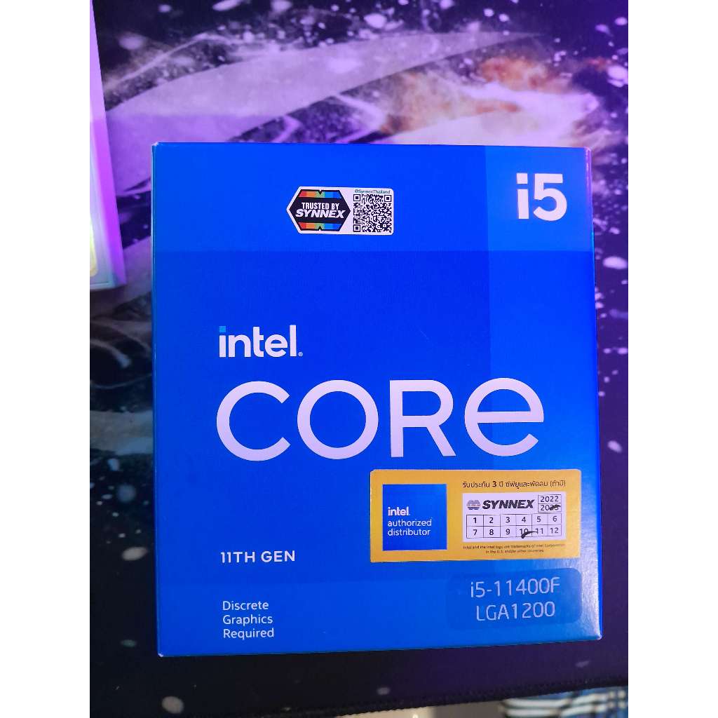 CPU (ซีพียู) INTEL CORE I5-11400F มือสองสภาพมือหนึ่ง99.99% ประกันsynnex