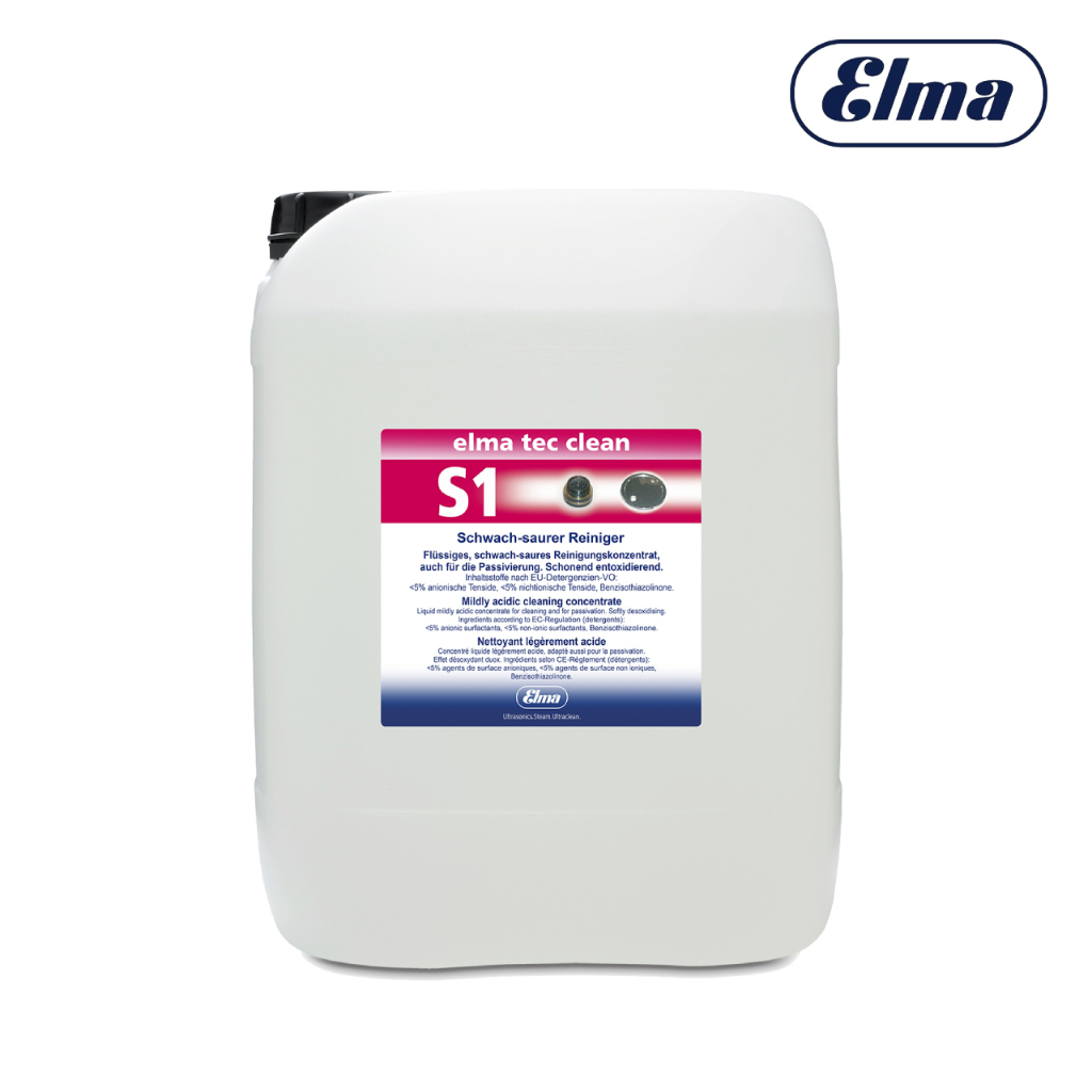 Cleaner for brass and copper / Passivation of Steel / Stainless steel > Elma tec Clean S1 pH 1.6 ขนา
