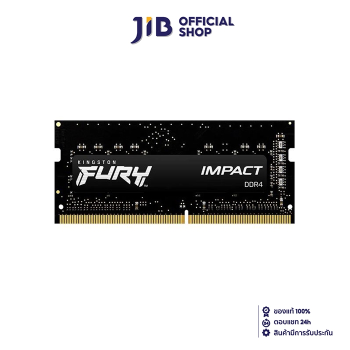 16GB (16GBx1) DDR4 3200MHz SO-DIMM RAM (หน่วยความจำ) KINGSTON FURY IMPACT (KF432S20IB/16)