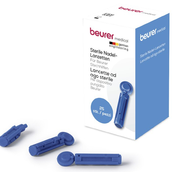 Beurerเข็มสำหรับปากกาเจาะเลือด  Sterile Lancet Needles  ใช้ได้กับรุ่น GL 44 / GL 50