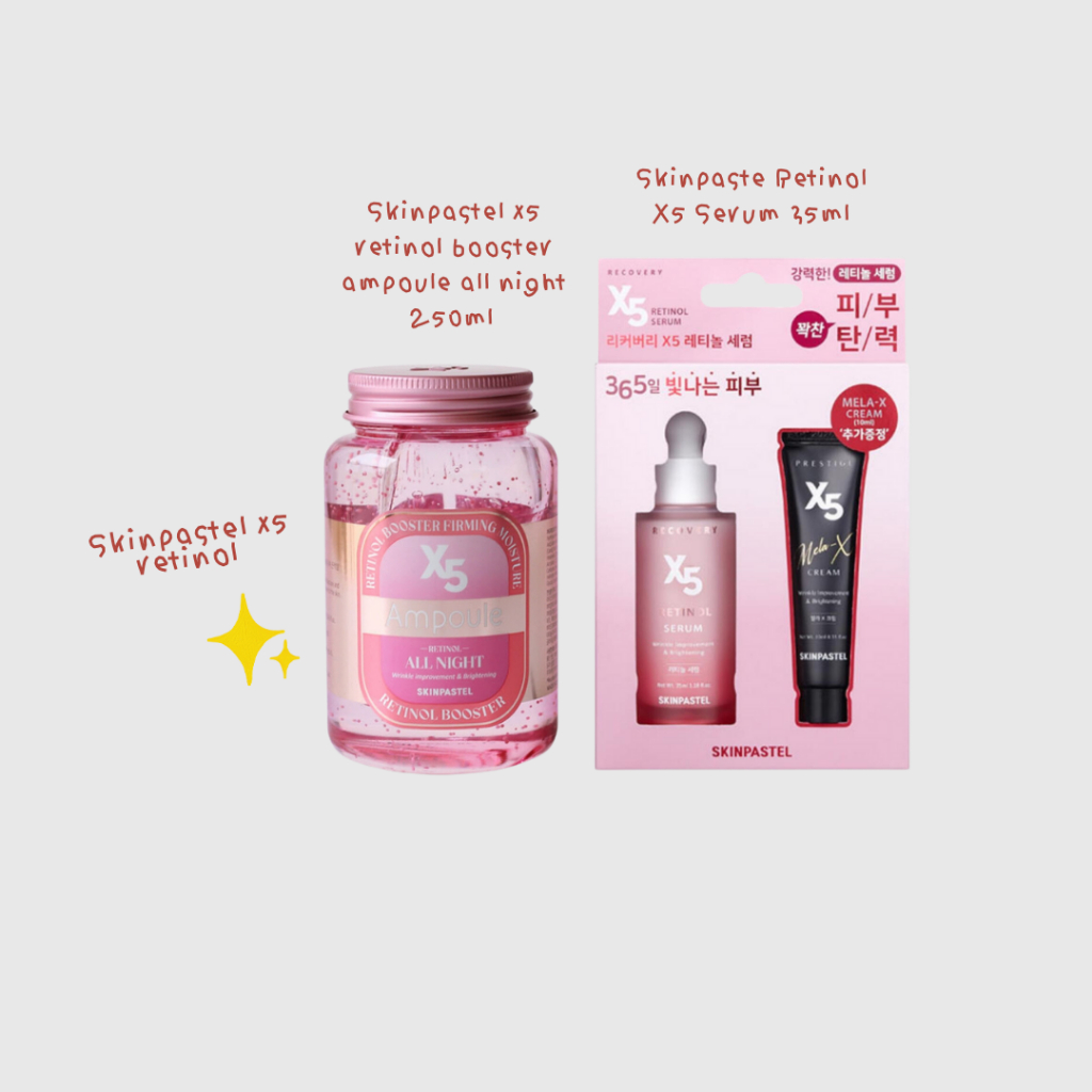 (พร้อมส่ง⚡️ของแท้100%) Skinpastel x5 retinol booster ampoule / Recovery X5 Retinol Serum