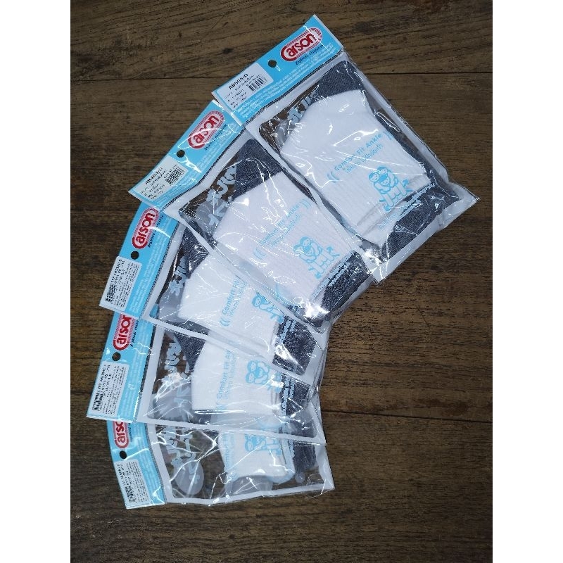 Carsonถุงเท้าข้อสั้นพื้นเทารุ่นAB101/G-AB505/G