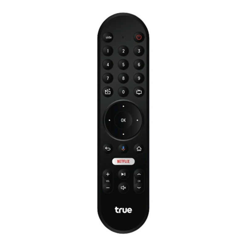 รีโมทTRUE ID TV  GEN 2  NETFLIX  HOME(มีคำสั่งเสียง*)มีไมค์*ใส่ถ่านกดได้เลย*เป็นรีโมททำขึ้นมาใช้แทน*โปรดอ่านรายละเอียด