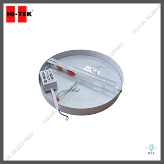 HI-TEK โคมดาวน์ไลท์ LED ติดลอย ขอบขาว กลม รุ่นECO 6W, 12W, 18W แสงขาว โคมไฟ ไฮ-เทค