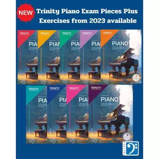 (NEW)Trinity Piano Exam Pieces Plus Exercises from 2023: Grade In-8 Book only