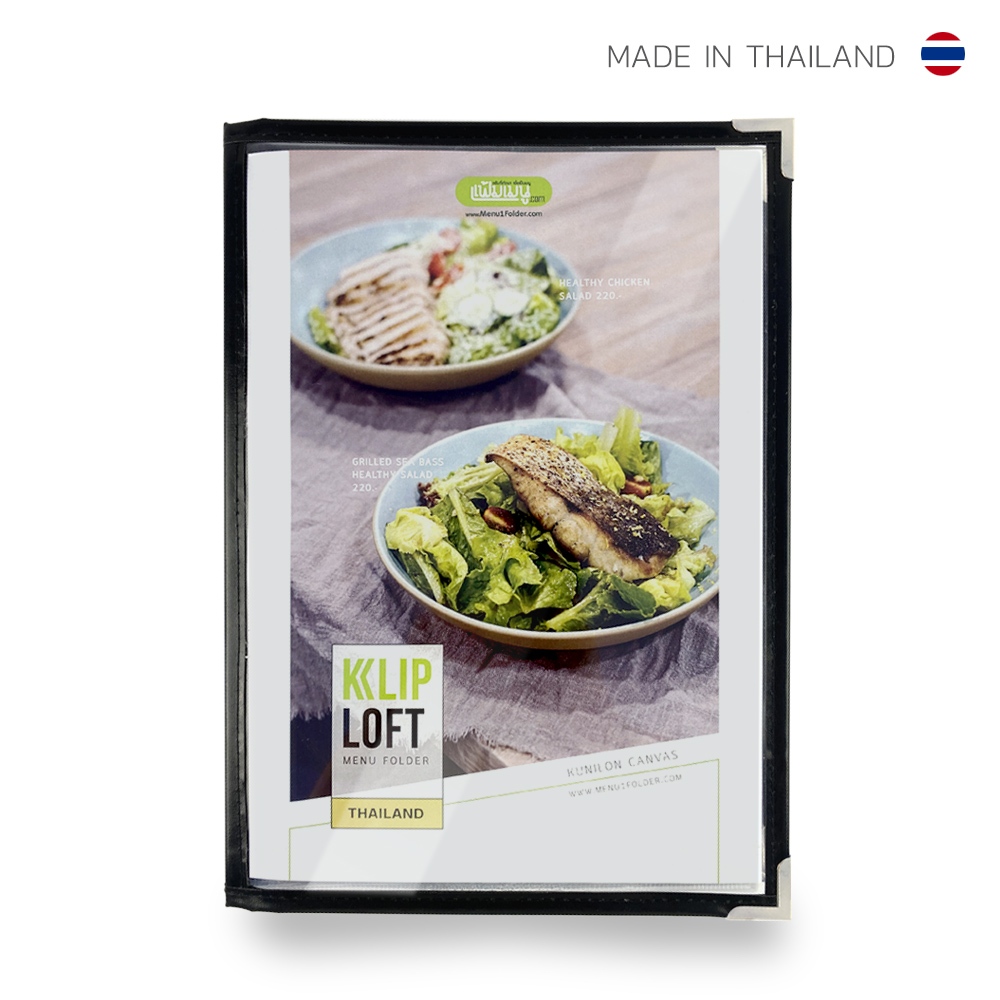 [พร้อมส่ง] แฟ้มเมนูใส่หน้าได้เยอะ Japanese Style Menu Cover แฟ้มเมนูอาหารสไตล์ญี่ปุ่น แฟ้มเมนูอาหาร 