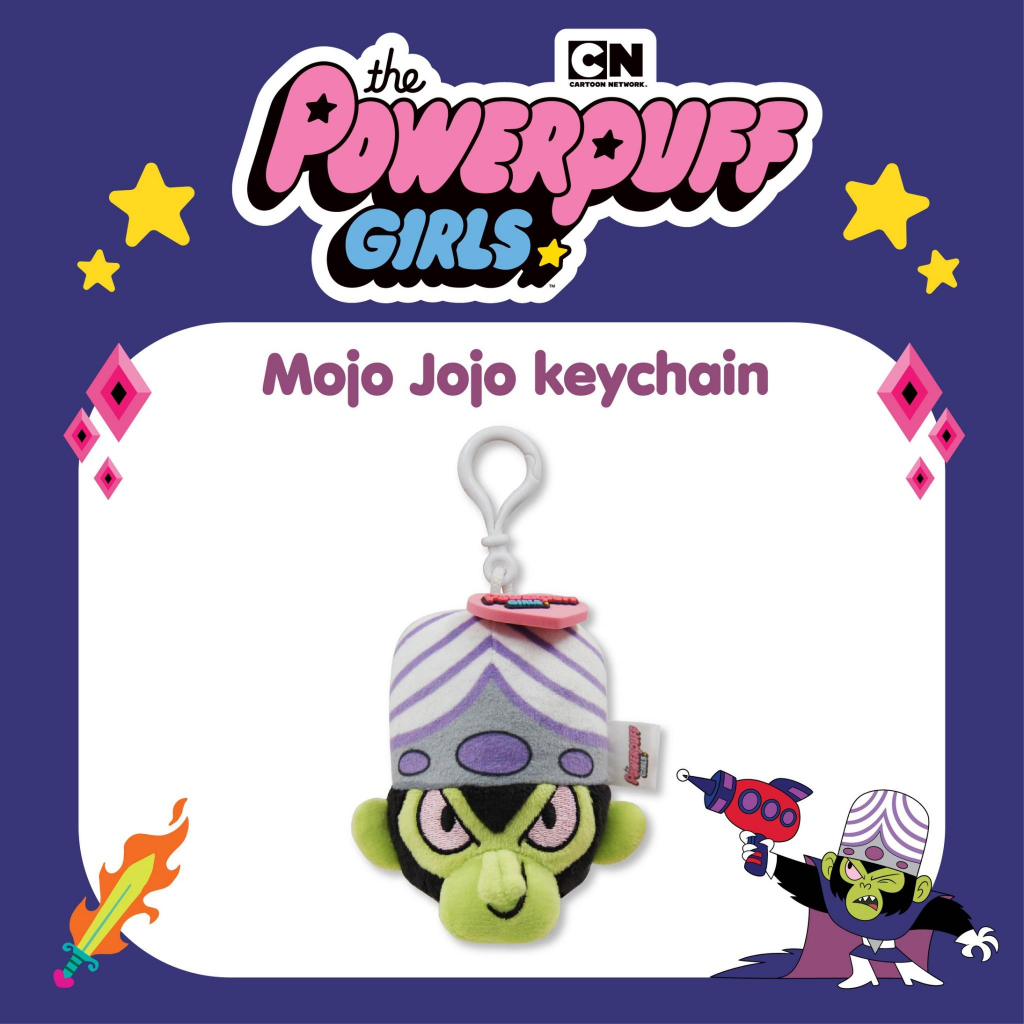 Keychain Head Mojo Jojo (Powerpuff girls)