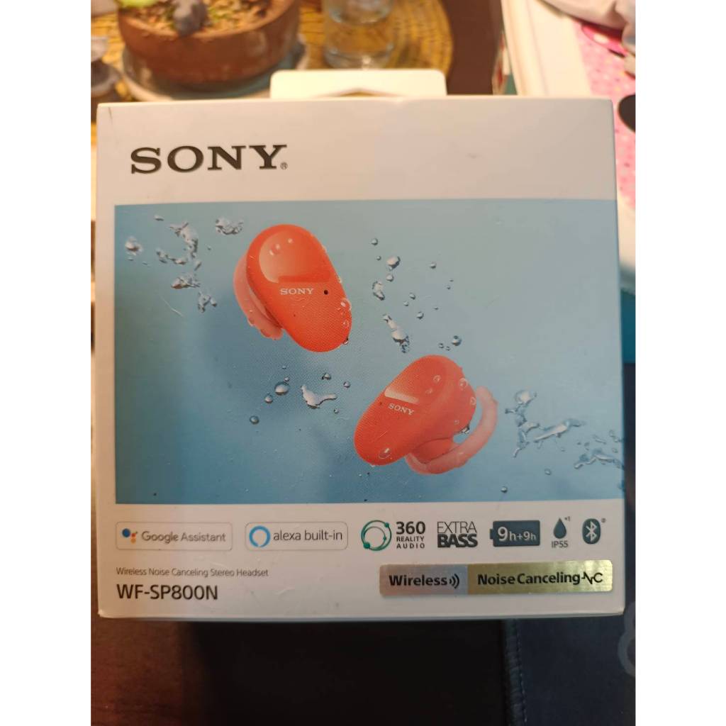 Sony True Wireless WF-SP800N (สีส้ม) มือ2
