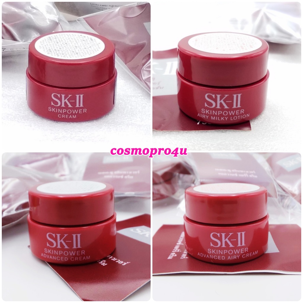 (เลือกสูตร) SKINPOWER Advanced หรือ re-new Cream หรือ Airy 2.5g ฉลากไทย