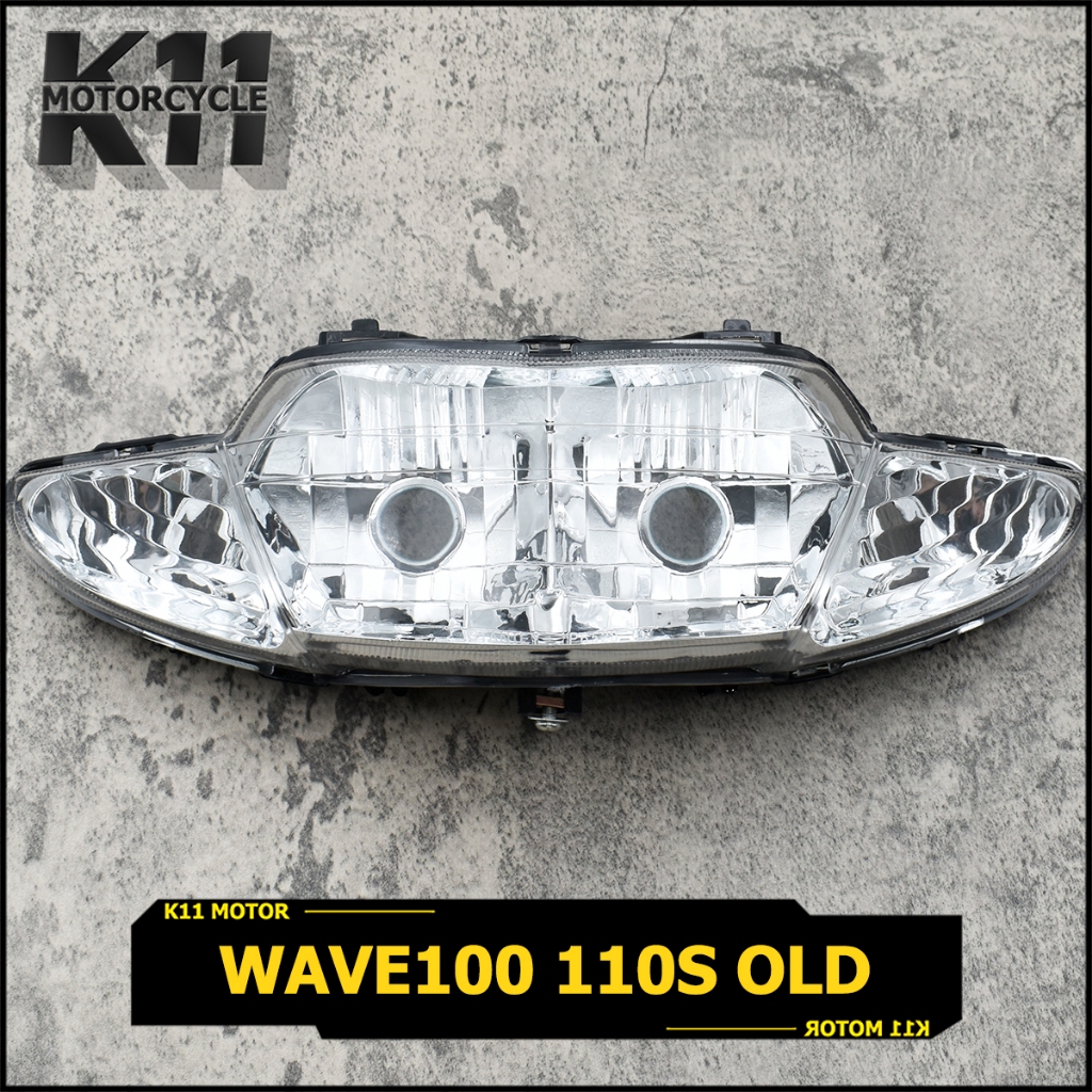 ไฟหน้า100 โคมไฟหน้า wave100 110s old จานฉานเดิม เวฟ110s สินค้ามาตรฐาน ตรงปก