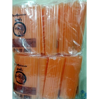 หลอดสั้น 6 นิ้ว แพ็ค 10 ห่อ (1 แพ็คมี 1 สีเท่านั้น)