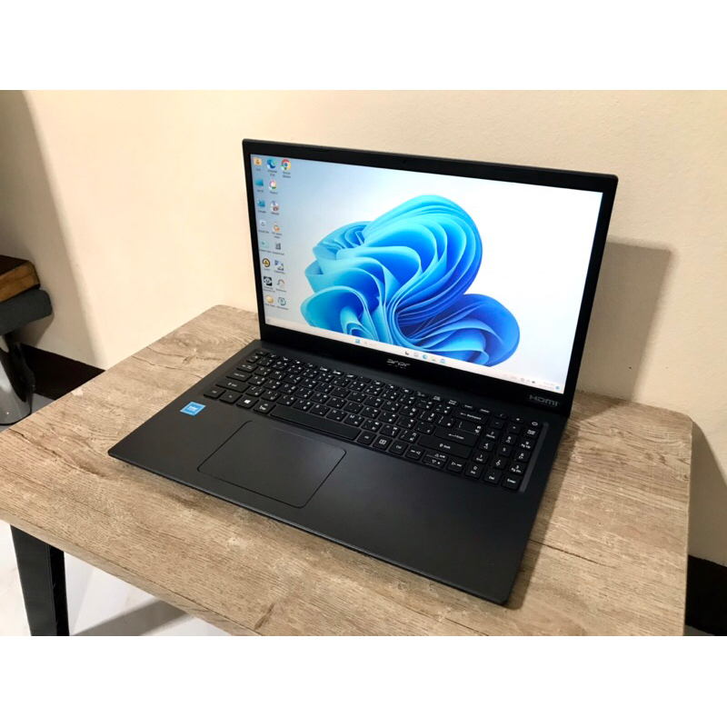 ขาย โน๊ตบุ๊ค Acer EX215-32 intel Celeron N4500 CPU 1.10 GHz RAM 4 GB SSD 256 GB