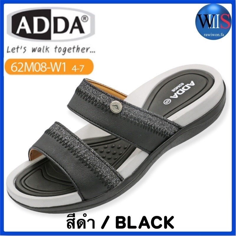 ADDA รองเท้าแตะแบบสวม รุ่น 62M23-W1 / 62M08-W1 / 62M19-W1
