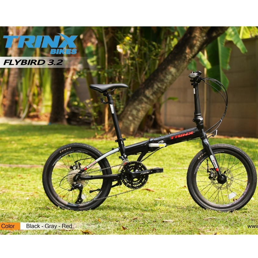 จักรยานพับได้ TRINX รุ่น Flybird 3.2 เฟรมอลูมิเนียม Shimano Sora 3x9 speed