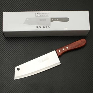 RHINO BRAND มีดหั่นปลายเฉียงด้ามไม้ No.733 / 833 มีสองขนาด (ของแท้)