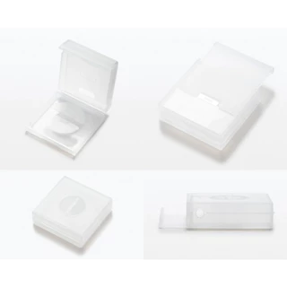 MUJI⚡️ ตลับเก็บสายชาร์จ พร้อมฐานตั้งมือถือ PP Cable Case with stand square มูจิ ของแท้