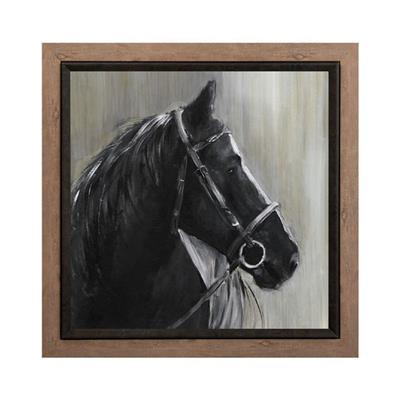 ภาพแขวนผนัง Urban Black Horse KASSA HOME รุ่น TWD_3811_588AT_1 ขนาด 69.6 x 2.8 x 69.6 ซม สีน้ำตาล