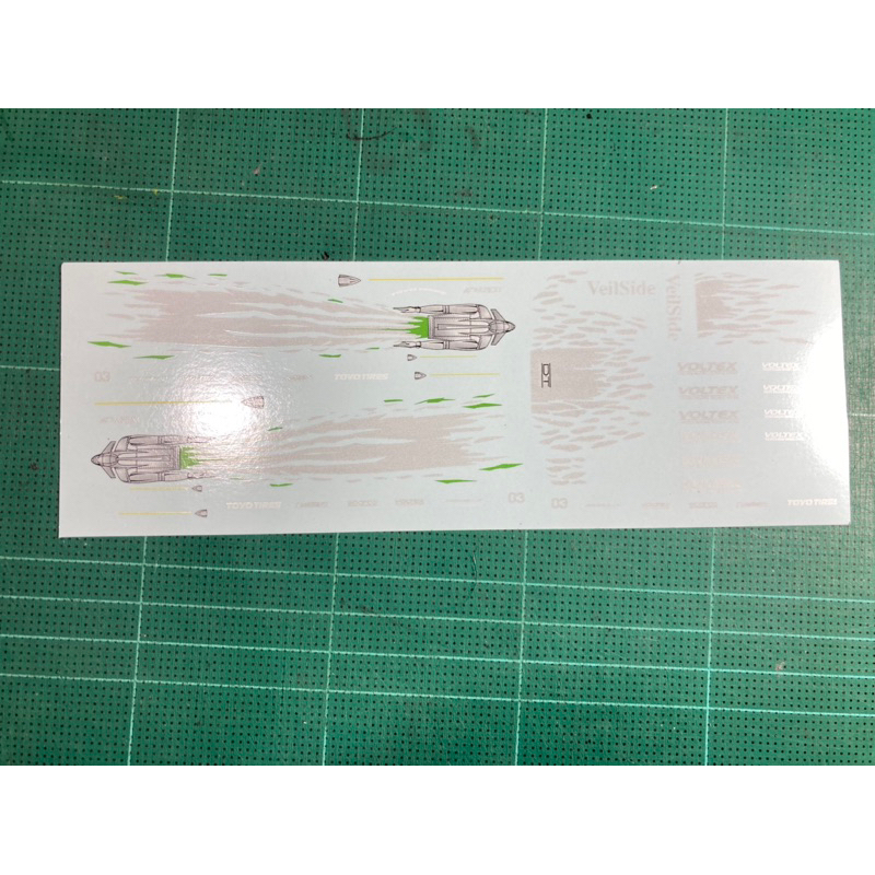 ดีคอลน้ำ 1/24 fast and furious dom rx7 ดอม ดีคอล ฟาส สเกล124 หมึกรองขาว decal water slide 124